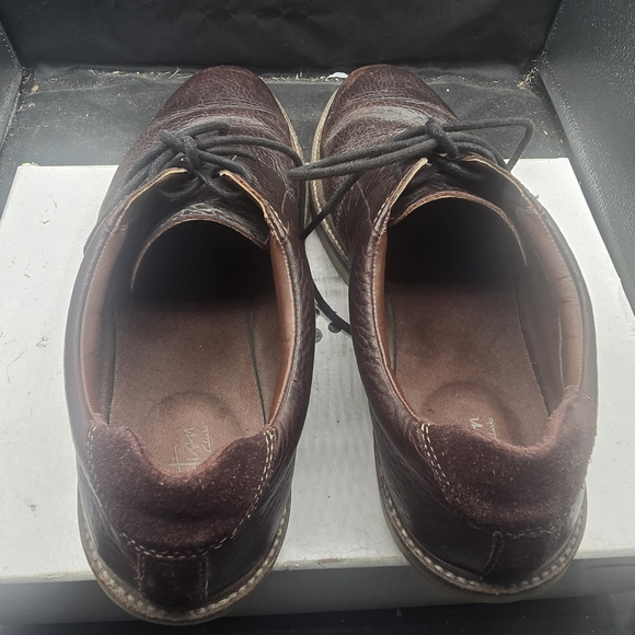Clarks‎ Dark Brown Leather Derbys for Men main image 6